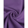 thumbnail image 6 of INSPIRE CHIC Women's V Neck Tiered Lace Ruffle 3/4 Sleeve Boho Layered Blouse Purple M, 6 of 6