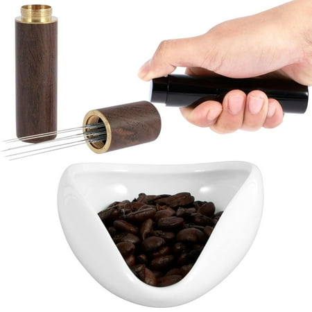 

Coffee Dosing Cup And 8ml Spray Bottle Set Ceramic Dosing Tray Kit With 6 Needles Distribution Tools Silicone Pans Mini