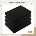 thumbnail image 5 of 4 Pcs Pre-Cut Grid Foam Inserts for Tool Box, Foam for Pelican Case, Customizable Foam Organizer for Tool Cases, Shock Absorbing Black Polyurethane, 5 of 5