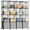 Grey, variant on HOMIDEC Closet Organizers and Storage, 9 Cube Storage Organizer, Blue | Portable Closet Organizer Storage Cubes Shelves for Bedroom,  Room, Bathroom, Wardrobe