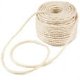 thumbnail image 2 of Cat Natural Sisal Rope for Scratching Post Tree Replacement  Hemp Rope for Repairing  Recovering or DIY Scratcher  6mm Diameter, 2 of 7