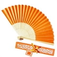 thumbnail image 3 of Barhoo Hand Held Fans Foldable Clearance! Hand Fans Hand Held Fans Foldable, 1 Pcs Bamboo Handheld Woman Foldable, Chinese Japanese Paper Hand Fan for Dancing Wedding Decoration Gifts, Party, Gifts, 3 of 9