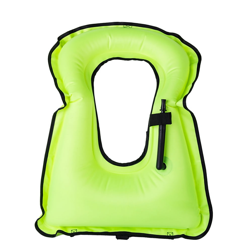 Adult Inflatable Snorkel Vest Portable Child Safety Life Jacket for ...