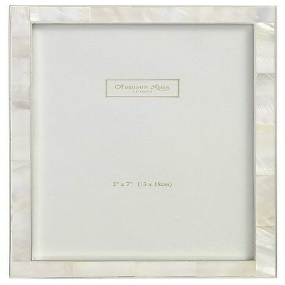 Addison Ross, Shell Photo Frame, 4x6, Mother of Pearl & Silver, 4 x 6 Inches