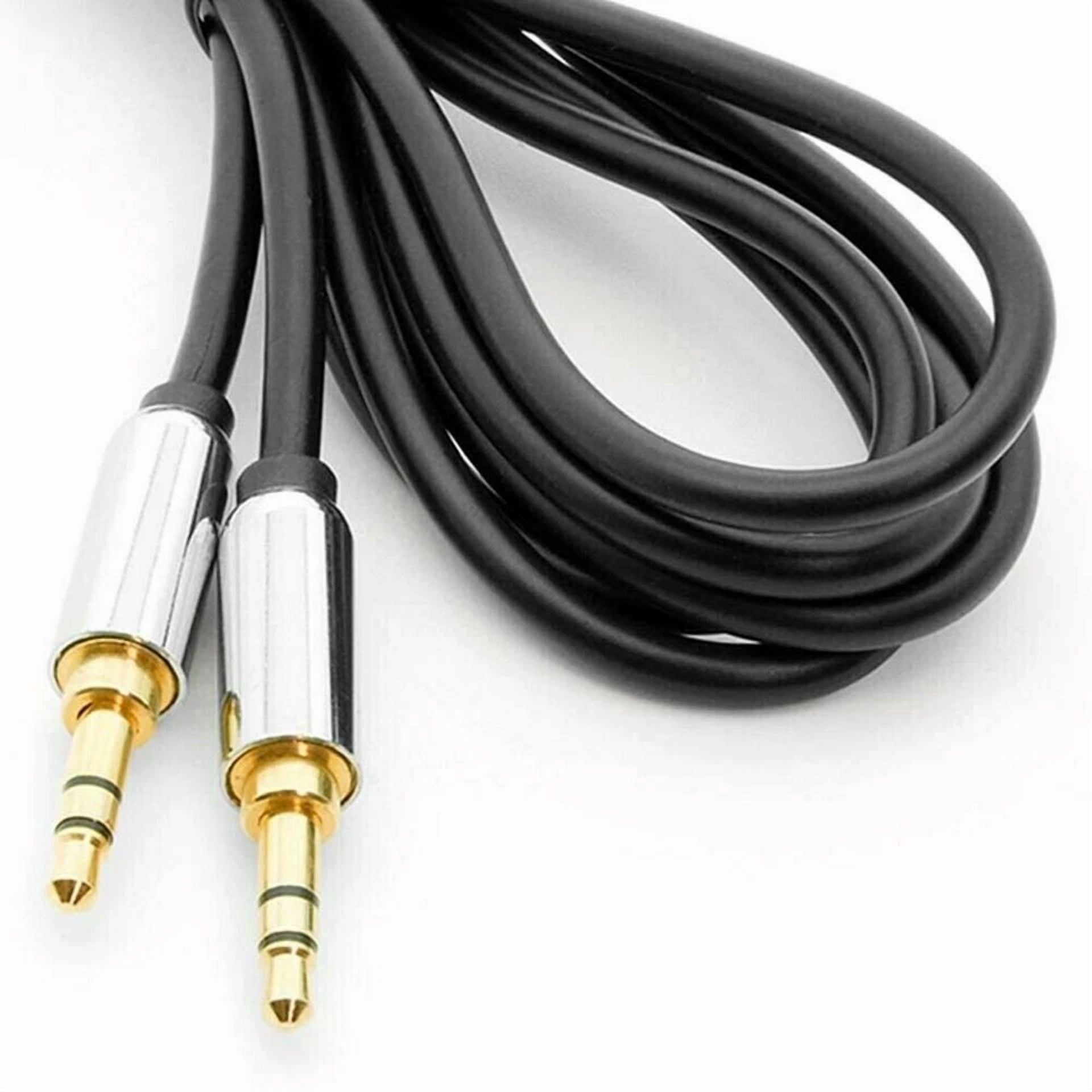 10Ft Premium 3.5Mm 1/8" Male To Male Stereo Trs Auxiliary Headphone Cable Gold