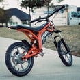 thumbnail image 5 of GOTRAX Fitz16 Electric Dirt Bike for Kids Ages 8+,350W Motor, 16" Off-Road Tires, Dual Suspension, 15.5 MPH, 16-Mile Range, LED Headlight,Orange, 5 of 10
