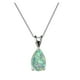 thumbnail image 2 of Elegante Collar Colgante Gota de Ópalo con Piedra Brillante, 2 of 4