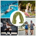 thumbnail image 4 of Unique Bargains 1 Pc Sports Towel Fast Drying Gym Towel Dark Green, 4 of 5