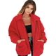 thumbnail image 1 of Women's Lapel Long Sleeve Faux Jacket Winter Sexy Parka Fashion Jacket WD.WDQZL Hogar, 1 of 1