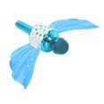 thumbnail image 1 of Micrófono Bluetooth para niños, luces LED inalámbricas, decoración de alas, micrófono de aleación de mano recargable por USB, altavoz, 1 of 8