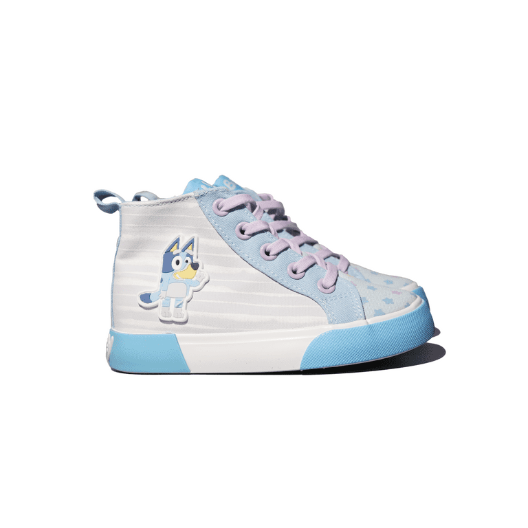 Bluey Little & Big Girl High Top Sneakers, Sizes 7-1