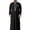 Black, variant on SIYUDAN Kaftan for Men Casual Long Sleeve Mens Thobe Embroidered Muslim Shirts for Men Blue Robe Men