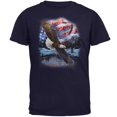 thumbnail image 1 of 4th Of July American Flag Bald Eagle Mens T Shirt, 1 of 1