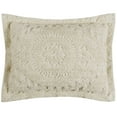 thumbnail image 4 of Better Trends 2 Piece Twin Bedspread Set 100% Cotton Chenille Tufted Medallion Pattern Soft & Luxurious Feel, Perfect for Gifting and All Seasons, Machine Washable (Ivory) Rio Collection, 4 of 6