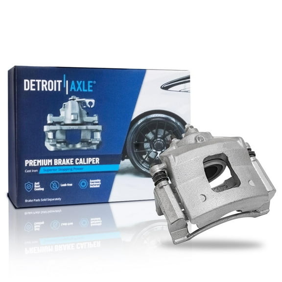Detroit Axle - Front Right Brake Caliper for AWD 2002-2004 Chevrolet Venture Pontiac Montana Silhouette 2002-2006 Rendezvous 2001-2005 Aztek Disc Brake Calipers with Brackets Assembly Replacement