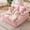 PINK, variant on Oversized Chaise Lounge Sofa Bed with Cup Holders, 57.5” Modern Corduroy Couch, Multi-Functional Sleeper Chair with 4 Pillows for Living Room, Bedroom, Apartment