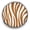 Brown, variant on Snap Jewelry 18MM Yellow Zebra Pattern Ginger Charm Button