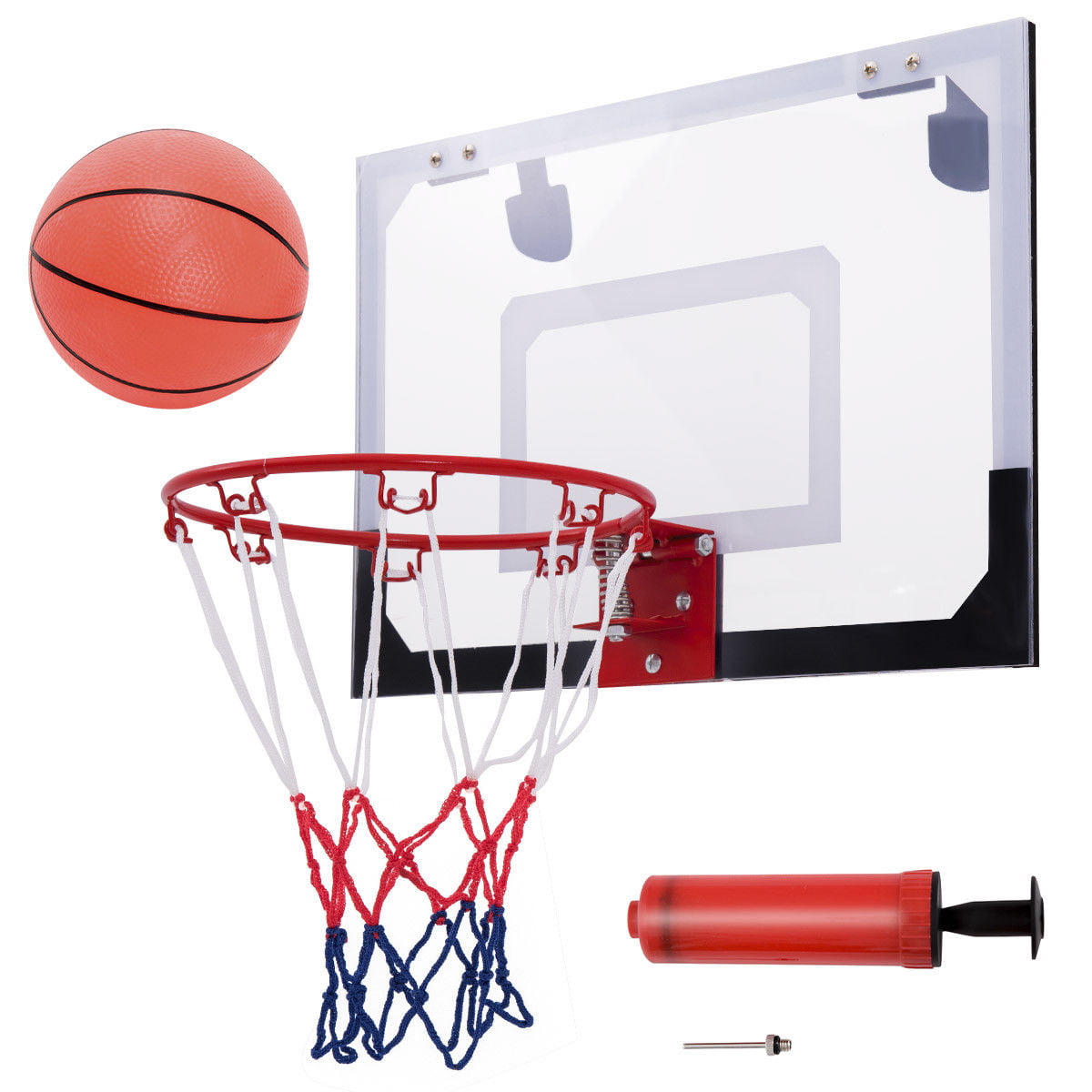 Mini Basketball Hoop Indoor System with Ball Home Wall Door Basketball Net Goal 