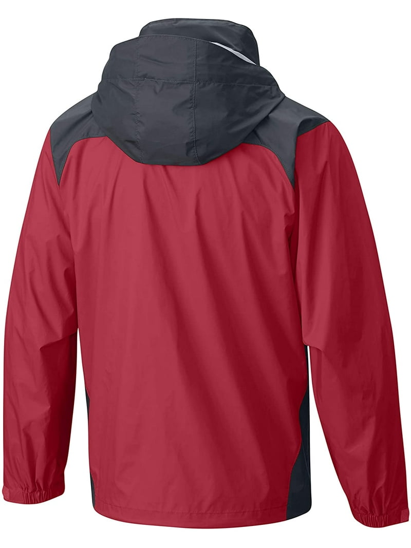 Columbia Men's Glennaker Lake Rain Jacket, Mountain Red/Graphite