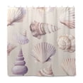 thumbnail image 2 of Yayeee Shower Curtain with Hooks 72"x72" Waterproof Fabric Bathroom Hanging Decor, Purple Watercolor Seashells, 2 of 5
