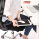 thumbnail image 3 of Ergonomic Mouse Tray 360 Rotating Wrist Rest Under Desk Extension Board Clamp On, 3 of 4