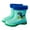 Green, variant on KaLI_store Rain Boots Toddler Rain Boot Lightweight Waterproof High Top Rain Shoes Outdoor Pink,11