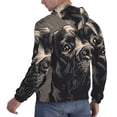 thumbnail image 6 of Lsque Vintage Dog Illustration Pattern Casual Men's Hoodie,Hooded Sweatshirt with Kangaroo Pocket,Pullover Hoodie-XX-Large, 6 of 7