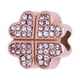 thumbnail image 1 of Charm para Pulsera LuckyLy, Dije de Trébol, Acero Inoxidable y Zirconia Cúbica, Modelo Clover rosa UNITALLA, 1 of 8