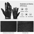 INBIKE MTB Mountain Bike Gloves Touchscreen with Thicken EVA Padded