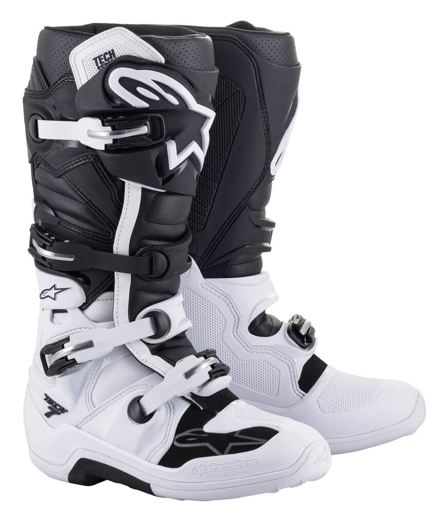 Alpinestars Tech 7 Boots (6, White/Black)
