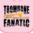 thumbnail image 4 of Inktastic Trombone Fanatic Boys or Girls Baby Bib, 4 of 4