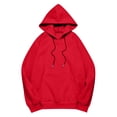 thumbnail image 5 of Lumtrix Oversized Hoodies for Women 2026 Fall Winter Long Sleeve Sweatshirts Clothing Y2K Cute Crewneck Pullover Fashion Tops with Pockets Red S, 5 of 5