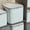 44*48*48cm, variant on Lzobxe Fabric Cube Organizers and Storage with Zippers and Lids, Large Collapsible Stackable Storage Bags Dresser for Dorm Home, Office, Bedroom