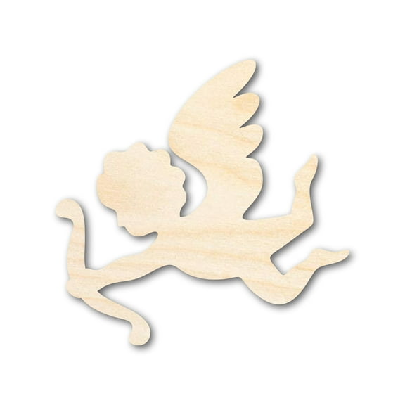 Bigger Better | Unfinished Wood Cupid Shape | DIY Craft Cutout | 36" / 1/4"