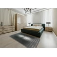 thumbnail image 5 of Ahgly Company Machine Washable Indoor Square Transitional Charcoal Black Area Rugs, 6' Square, 5 of 7