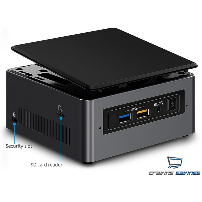 Intel NUC7i5BNH Mini PC, Intel Core i5-7260U 2.2GHz, 16GB