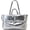 Silver, variant on Puffer Tote Bag, Trendy Soft Puffy Bags for Women Winter Down Cotton Padded Quilted Tote Bag Shoulder Handbag