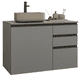 thumbnail image 1 of Gabinete de Baño Suspendido Madesa Nice 100cm Gris, 1 of 5