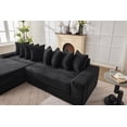 thumbnail image 3 of Convertible Floor Sofa Bed, Foldable Mattress Cloud Couch for Small Spaces, Corduroy Sleeper Sofa with Storage, Multi-Functional Folding Bed for Apartments and Guest Rooms, 3 of 9