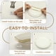 thumbnail image 4 of 4pcs Colgador de Platos, Soporte Universal de Acero Inoxidable Invisible de 7 Pulgadas para la Pared con Clavo Sin Rastro para Decoraciones, Dorado, 4 of 7