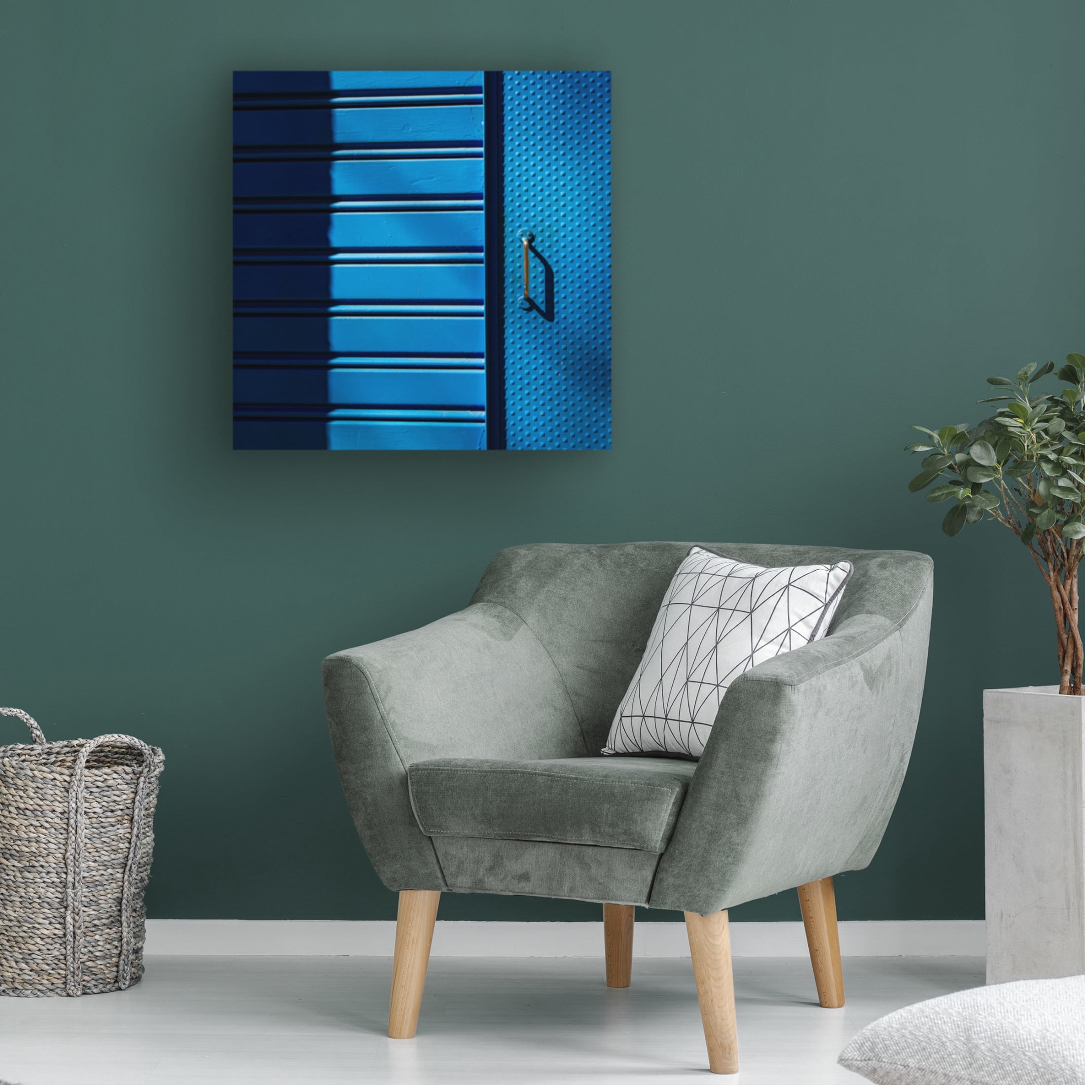 Canvas Wall Art - Inge Schuster 'Industrial Detail Barcelona' Wall Art for Living Room, Bedroom, or Office D?cor by Trademark Fine Art - 35 x 35 Inches