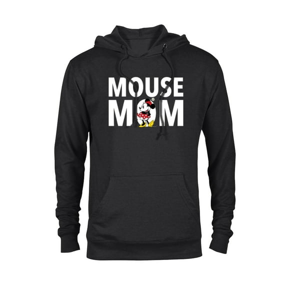 Disney Minnie Mouse Mom - Pullover Hoodie for Adults - Customized-Black