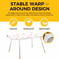 thumbnail image 4 of Valentine's Day Table Cloths for 8 Foot Rectangle Tables, Red Love Heart Romantic Watercolor Patio Waterproof Elastic Fitted Tablecloths, Washable Rectangular Table Cover for Camping, 4 of 8