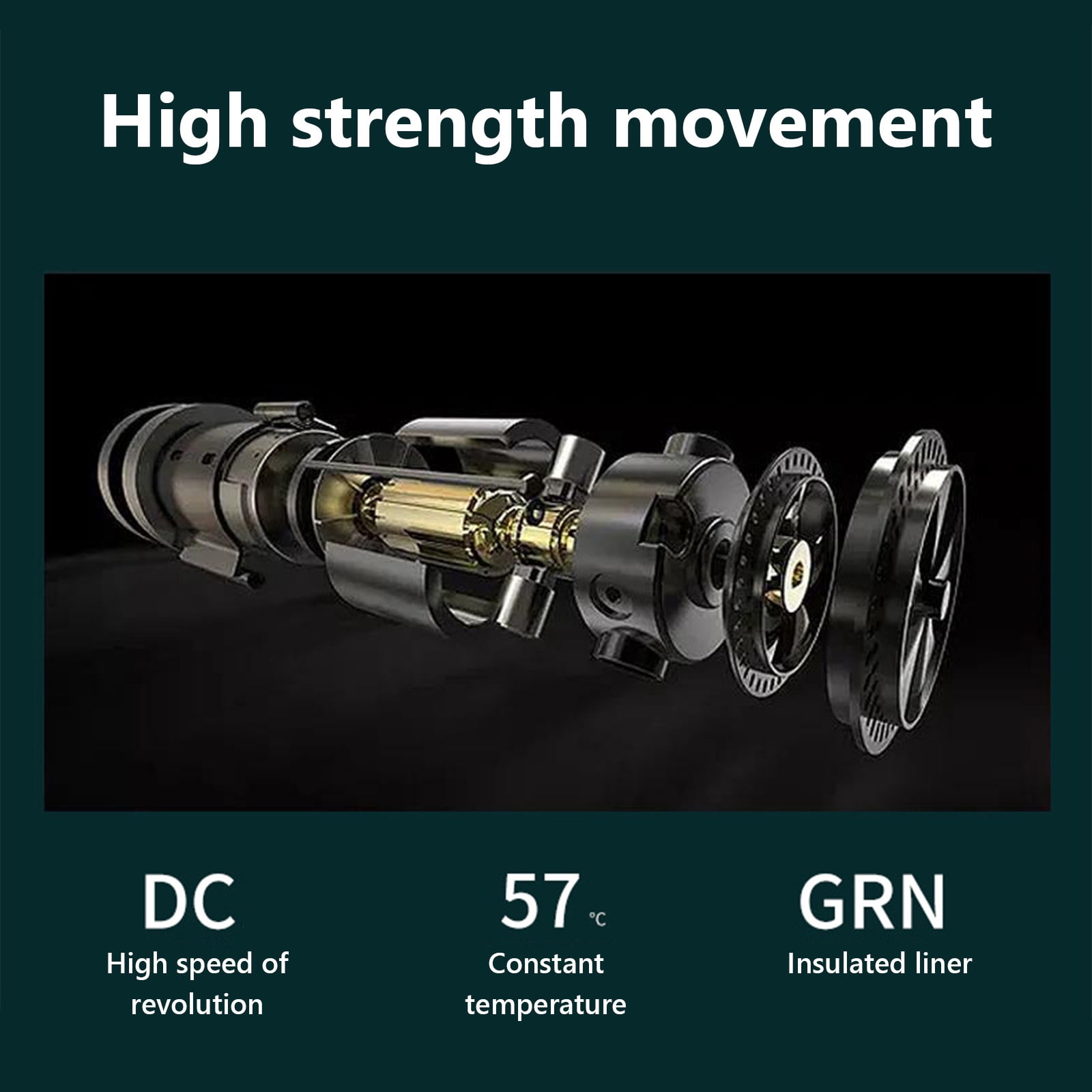 Momihoom Professional Ionic Hair Dryer, Powerful 1800W Fast Drying Low Noise Blow Dryer Attachments for Home Salon Travel