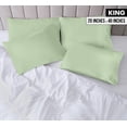 thumbnail image 2 of Fundas de almohada Utopia Bedding tamaño king, 20 x 40 cm, paquete de 4 unidades, color salvia, 2 of 7