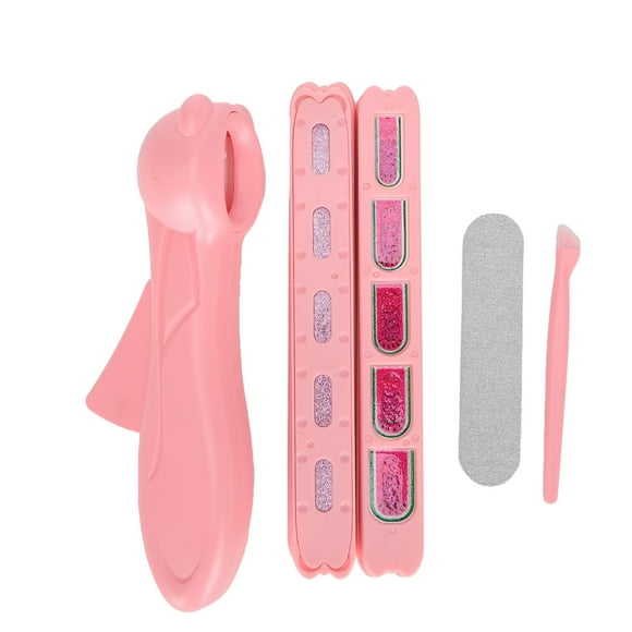 Kids DIY Nail Toys,Nail Stamper Machine Set Nail Machine Toys Nail Art Kitfor Kids Sleek Aesthetic