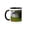 Black/White, variant on 3drose, Canada, Nova Scotia, Guysborough. a Shed in a Field of Wildflowers., 11oz Mug