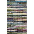 thumbnail image 2 of Safavieh Fiesta Willie Striped Shag Area Rug, Multi, 3' x 5', 2 of 8