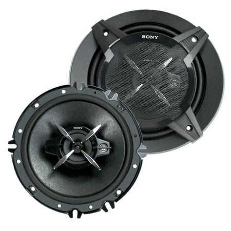 Sony - 6-1/2" 3-Way Car Speakers with Mica Reinforced Cellular (MRC) Cones (Pair) - Black/Graphite