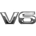 thumbnail image 5 of Emblema de metal cromado V6 con logotipo 3D para automóvil, 5 of 5